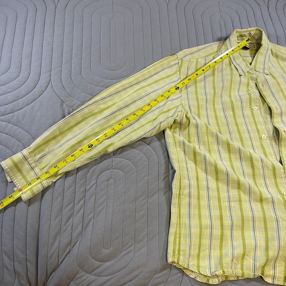 Tommy Bahama Shirt Mens Large Stripe Tencel Lyocell Long Sleeve Casual Button - Picture 8 of 9